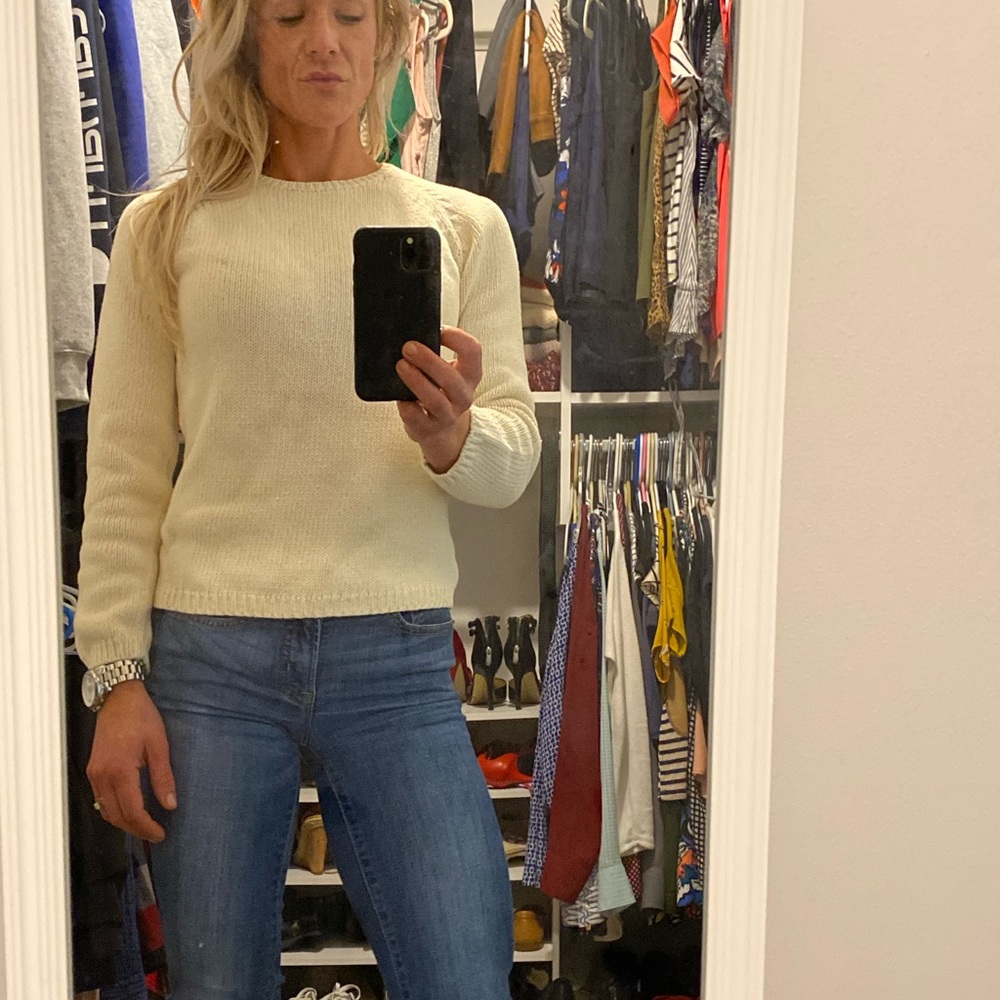 Cream sweater